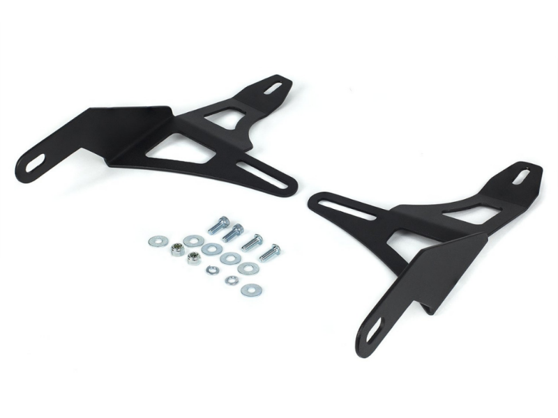 Toyota Tacoma Mounting Brackets - Lower Bumper - Cali Raised LED - 32In Hidden Led Light Bar - `16-`23